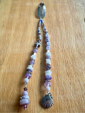 Boho Hair Beads-Handmade Hair Jewelry-Natural Materials-Surf Girlie Series-SG1